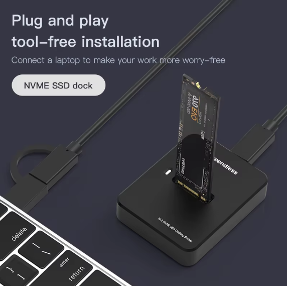 Зовнішній кишеня (Enclosure) Blueendless для M.2 NVMe/SATA SSD 10 Гбіт/с